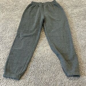 Grey sweatpants